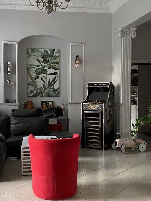 Borne Combi avec cave à vins haut de gamme Deco d'intérieur 