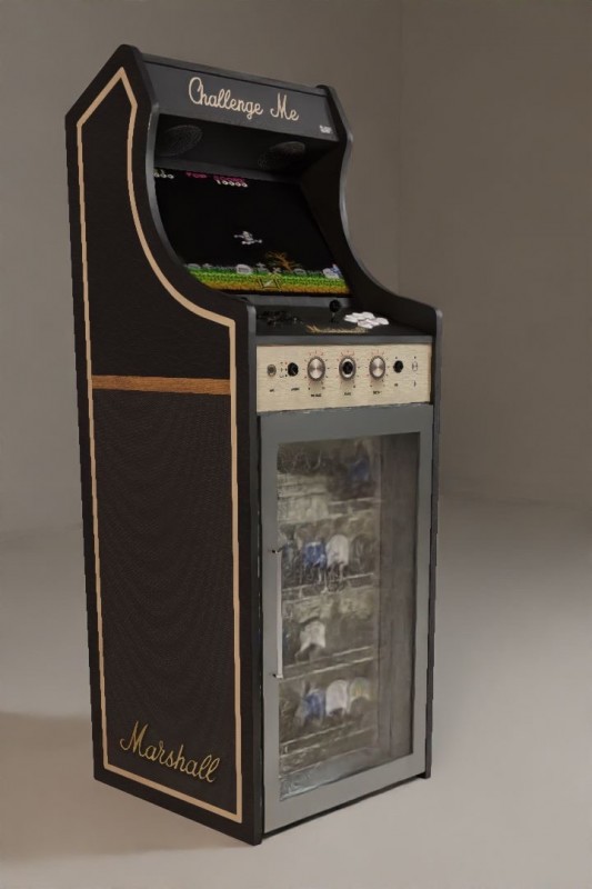 Borne Combi thème Marshall image 3D 