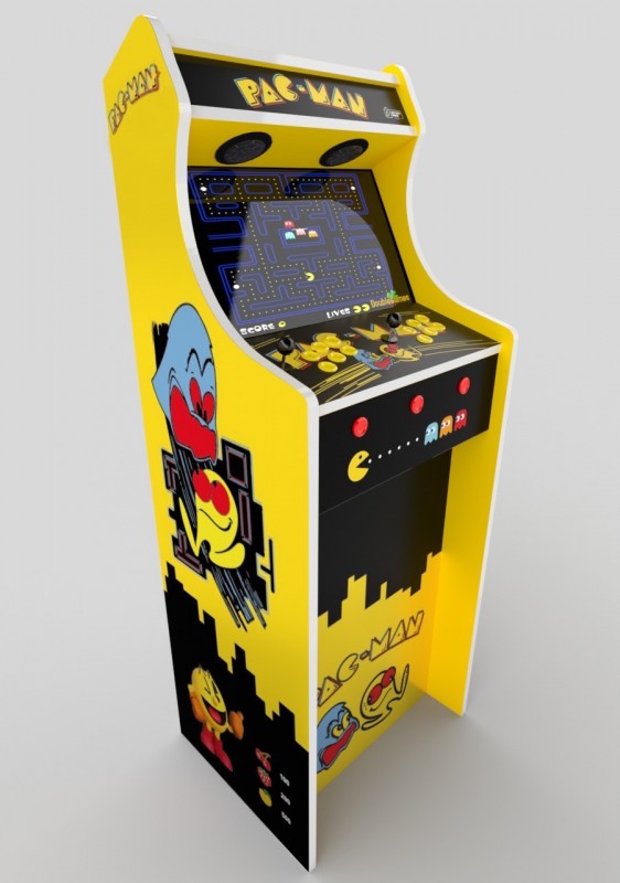 Borne Classique thème Pac Man année 80 image 3D