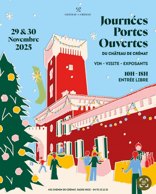 Marché de Noël au château de Crémât Art’cade Design 