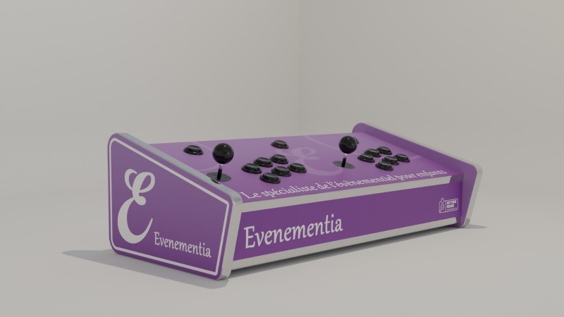 Console de jeux thème Evenmentia à Nice 