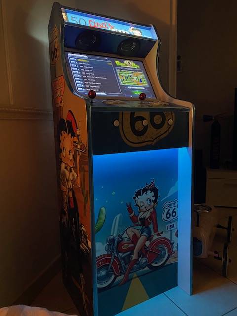 Borne classique ambiance leds